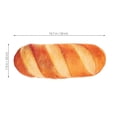 thumbnail image 2 of Orange Simulation Bread Plush Pillow Baguette Shape Home Office Car Plush Cotton Back Support 1Pcs, 2 of 5