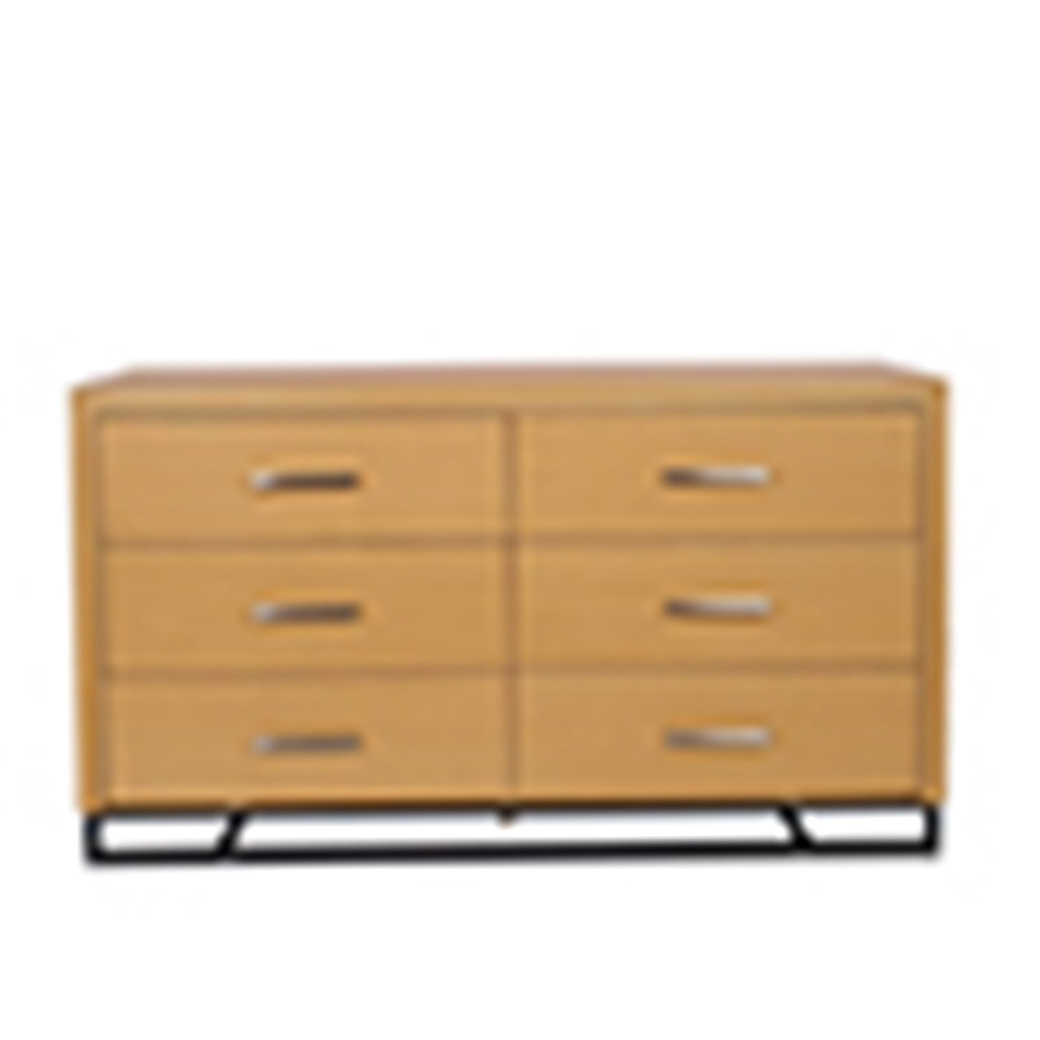 Kadyn 6 Drawer Double Dresser, Drawer Dresser for Bedroom, Modern Drawer Dresser for Living Room, Maple and Black Kadyn 6 Drawer Double Dresser, Drawer Dresser for Bedroom, Modern Drawer Dresser for Living Room, Maple and Black