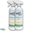 NEU Tub & Tile Cleaner Lemon Scent 24 oz /2 pk pH Neutral Effective Spray-on and Wipe Clean Tub & Tile Cleaner