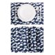 thumbnail image 1 of Deconovo Manteles individuales de doble cara con estampado de lino sintético, azul marino, 30,5 cm de ancho x 45,7 cm de largo, resistentes al agua, con patrón de bucle para cocina, juego de 4, 1 of 7