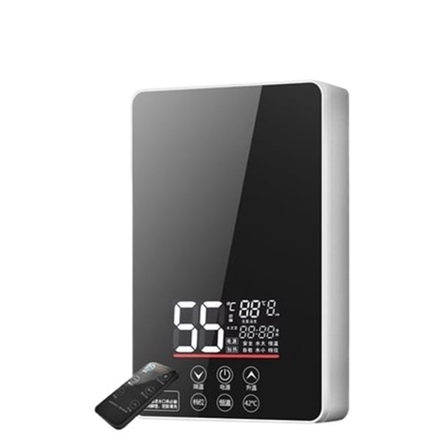 Electric Tankless Water Heater 6000W Instant Heating Constant Temperature Household Bathroom Shower Machine Energy-saving ,Digital Temperature Display