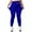 265#Royal Blue, variant on Fleece Lined Leggings Women Thick Soft High Waisted Black Thermal Warm Pants for Winter Cold Black S