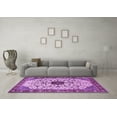 thumbnail image 3 of Ahgly Company Indoor Rectangle Medallion Purple Traditional Area Rugs, 8' x 10', 3 of 4