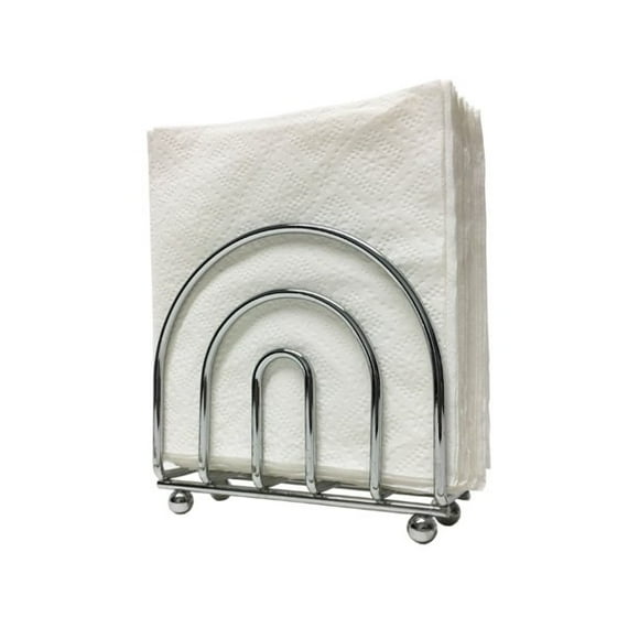 TFixol Chrome Plated Steel Napkin Holder, Napkin Organizer