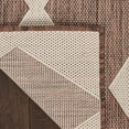 thumbnail image 2 of Nourison Positano 10' x 14' Natural Diamond Modern Flatweave Indoor/Outdoor Rug, 2 of 13