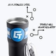 thumbnail image 6 of Gametime Sidekicks Pittsburgh 20oz Blue Tumbler - Officially Licensed, 18/8 Stainless Steel, Double-walled, Vacuum-insulated, UV LED Printed Logos, Sweatless, Stays Hot/Cold - 360, 6 of 6