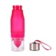 thumbnail image 2 of Botella de agua con infusión de frutas de 650 ml para entusiastas del fitness Máquina para hacer jugo de limón para deportes al aire libre roja, 2 of 8