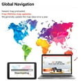 thumbnail image 4 of LNGOOR GPS Navigation for Car   7 inch Touch Screen Car GPS Voice Turn Direction Guidance Support Speed and Red Light Warning Free Lifetime Update of World Maps, 4 of 17