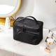 thumbnail image 5 of Bolsa de cosméticos de malla de nailon, caja de maquillaje de secado rápido para vacaciones (negro de doble capa) Ndcxsfigh Cuidado Belleza, 5 of 7