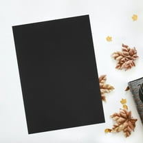 Hemoton 50 Sheets Black Card Stock Paper for Making Postcards Invitation Cards Greeting Cards Craft Projects or Drawing