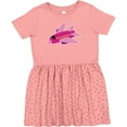 thumbnail image 3 of Inktastic Girls Pink Airplane Pilot Girls Toddler Dress, 3 of 5