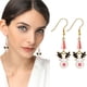 thumbnail image 1 of Pendientes De Navidad A La Moda, Pendientes Creativos De Papá Noel, Ciervo Y Campana, Regalo De Navidad Para Niñas Speravity AP007687-02, 1 of 6