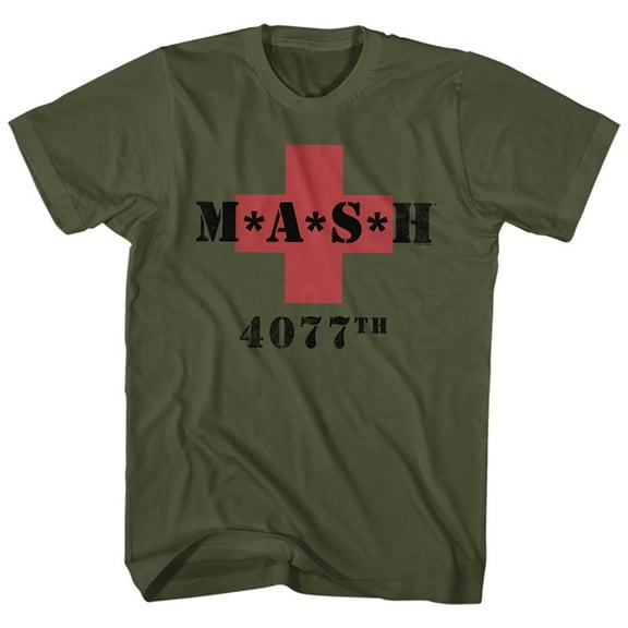 MASH 4077th M*A*S*H in Red Cross Adult T-shirt