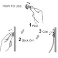 thumbnail image 3 of HSHDLDF Multipurpose White Cable Clips Cord Management System, for Organizing Cable Cords Home and Office, Self Adhesive Cord Holders Desk Cable Organizer, 3 of 7