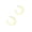 Black, variant on Chic Transparent Hoop Earring Yellow