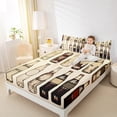 thumbnail image 4 of Homewish Cartoon Cola Bottles Bed Sheets, Vintage Fashion King Sheets, Teens Kids Boys Girls Sheet Set, Lightweight Room Decor, 4 Pieces, 4 of 7