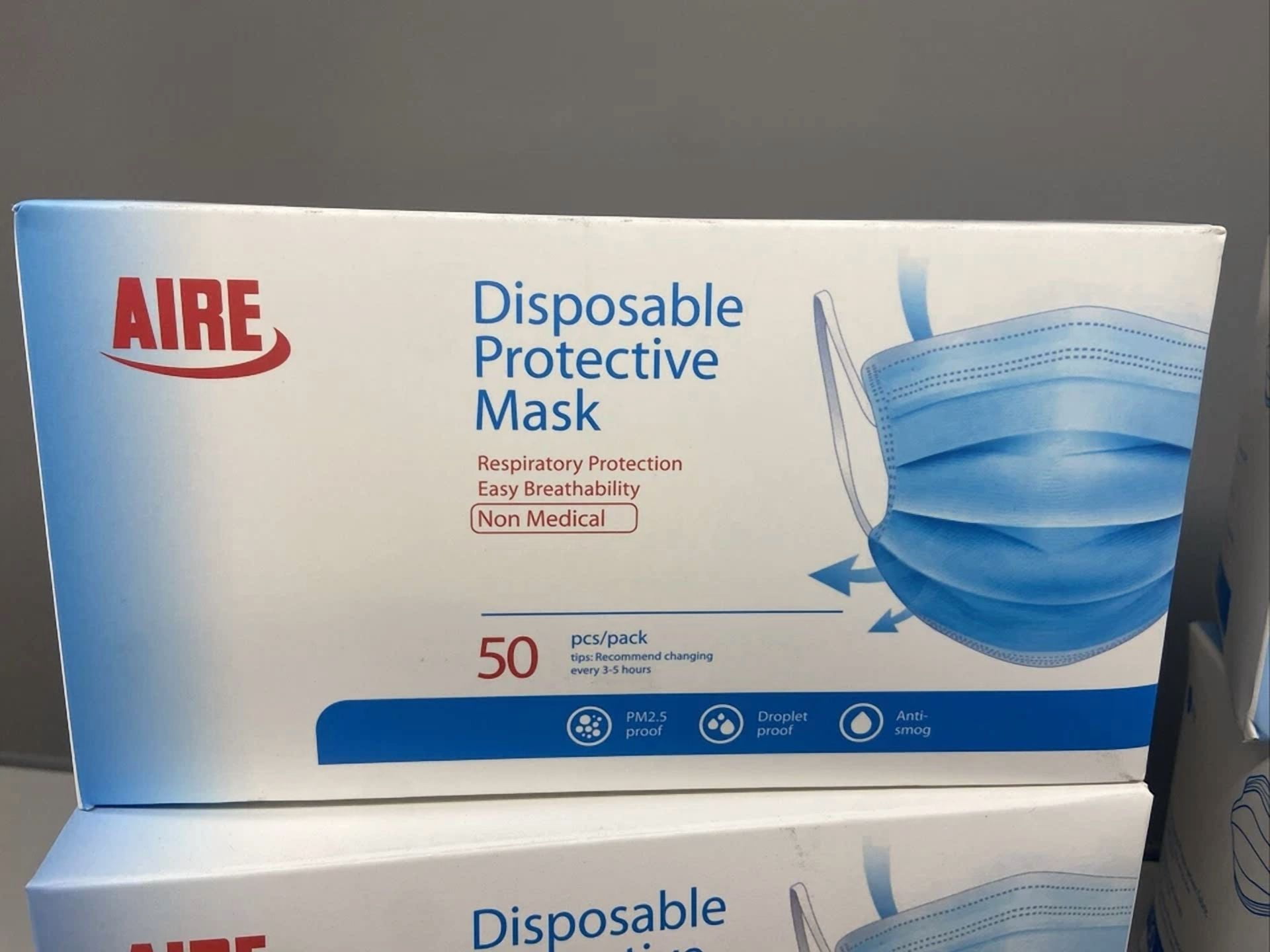 CIRCLE- Impact 50 Disposable Filter Protective Face Masks Pack Of 4 (200 Pcs)