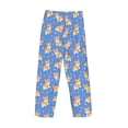thumbnail image 3 of Lsque Kawaii Corgi Print Men's Pajama Pants, Lounge Pant - Comfortable Home Wear,Elastic Waistband, Stylish Design-Small, 3 of 9