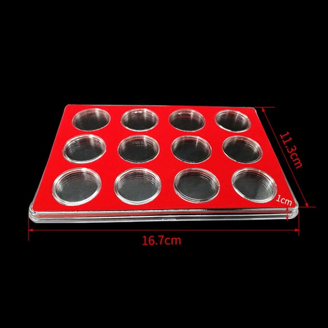 Boîte de Rangement pour Pièces de Monnaie Collection Commémorative Protection Boîte Carrée