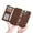 Brown, variant on ELEHOLD Flip Wallet Case for iPhone 14 PU Leather Purse Case with Large Capacity 13 Card Slots Zipper Pocket Kickstand Magnetic Detachable Case Cross Body Shoulder Strap Shockproof Protective,Brown