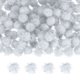 thumbnail image 1 of Uxcell 100-Pack Bolas de Pom Pom Brillantes, Bolas Mini de Brillo de 0.6in para Manualidades/Decoración de Fiestas [Blanco], 1 of 6