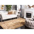 thumbnail image 3 of SAFAVIEH Bergama London Oriental Wool Area Rug, Light Gold/Beige, 9'6" x 13'6", 3 of 8