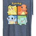 thumbnail image 3 of Pokémon - Pikachu Charmander Bulbasaur Squirtle Square -  Women's Short Sleeve Graphic T-Shirt, 3 of 5