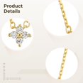 thumbnail image 2 of 18K Gold-Plated Necklace, S925 Silver With Zirconia Stone Inlay, Small And Graceful Pendant, Ideal For Daily Wear And Gifting On Exceptional Events[m670], 2 of 2