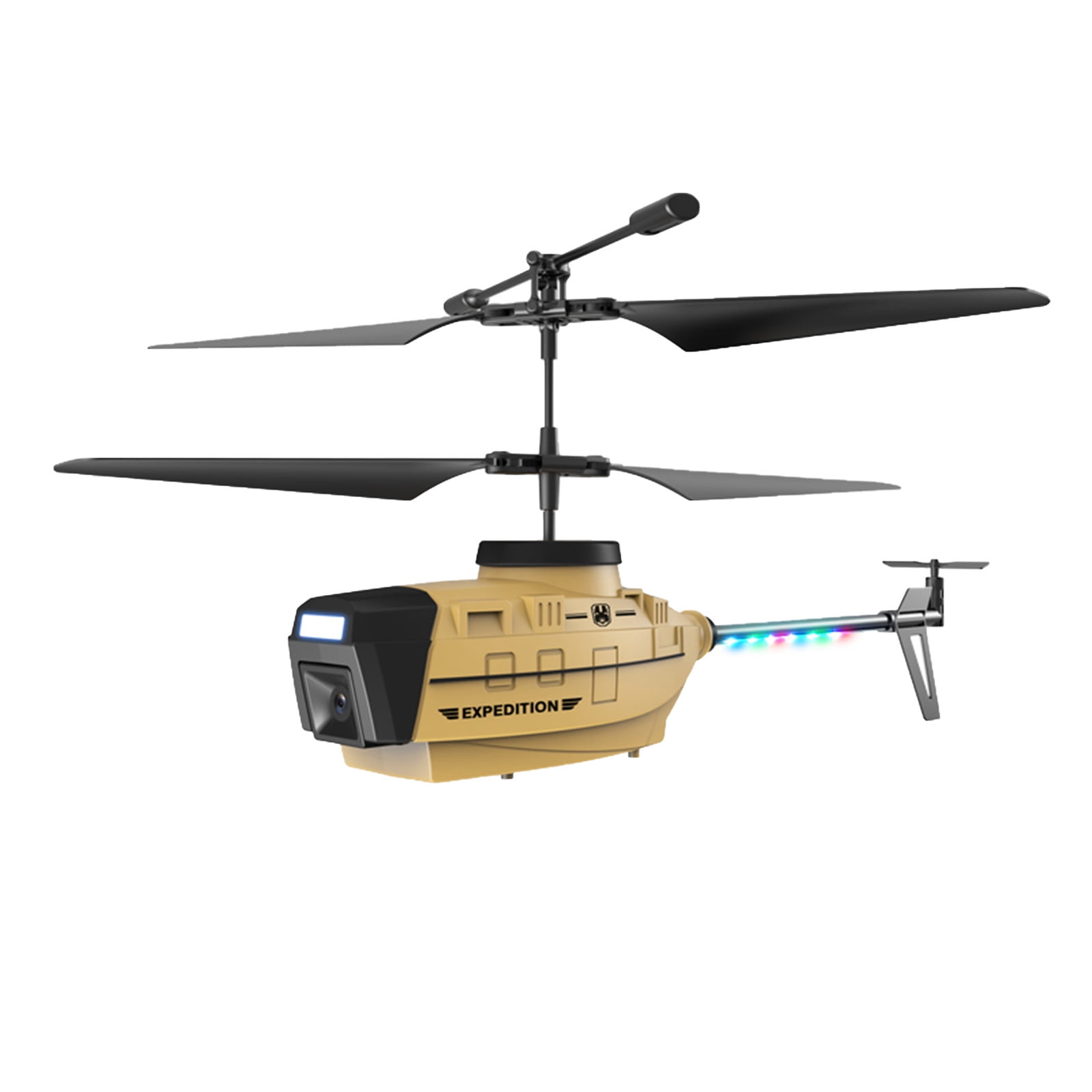 YUNAFFT 4K Dual-Camera Reconnaissance Aircraft Dual Batteries RC Helicopter Obstacle Avoidance Altitude Setting RC Plane with LED Light Electric Gift for Young Flight Enthusiasts