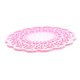 thumbnail image 2 of GOOHOCHY 4 piezas lindo patrón de encaje hueco translúcido antideslizante con aislamiento redondo taza de silicona posavasos tapetes almohadillas titulares (rosa), 2 of 6