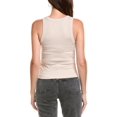 thumbnail image 2 of Michael Stars womens  Gina Crop Tank, l, Grey, 2 of 3
