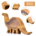 thumbnail image 3 of Hucha De Madera Dinosaurio Caja De Almacenamiento De Dinero Animal Personalizado Caja De Efectivo De Madera Moneda Regalo Para Ni帽os Ni帽as Adultos, 3 of 7