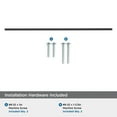 thumbnail image 5 of Amerock Bar Pulls 18-7/8 inch (480mm) Center-to-Center Matte Black Cabinet Pull, 5 of 8