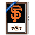 thumbnail image 4 of MLB San Francisco Giants - Logo 22 Wall Poster, 14.725" x 22.375" Framed, 4 of 5