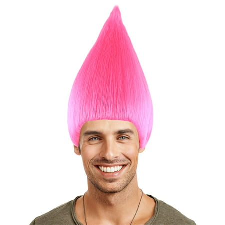Troll Wig, Neon Pink Kids HM-078