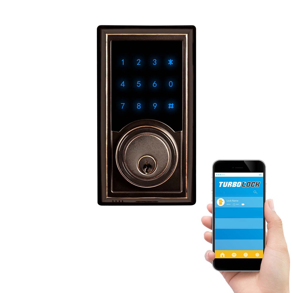 (Pack of 9) TurboLock TL200 Smart Deadbolt Lock w/ RealTime