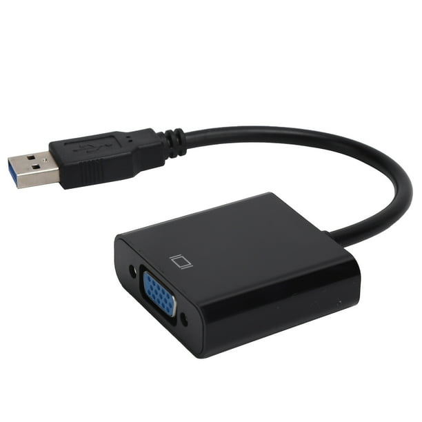 Convertidor, convertidor USB 3.0 a VGA Cable adaptador HP Cable adaptador VGA de EE. UU. Tecnología innovadora