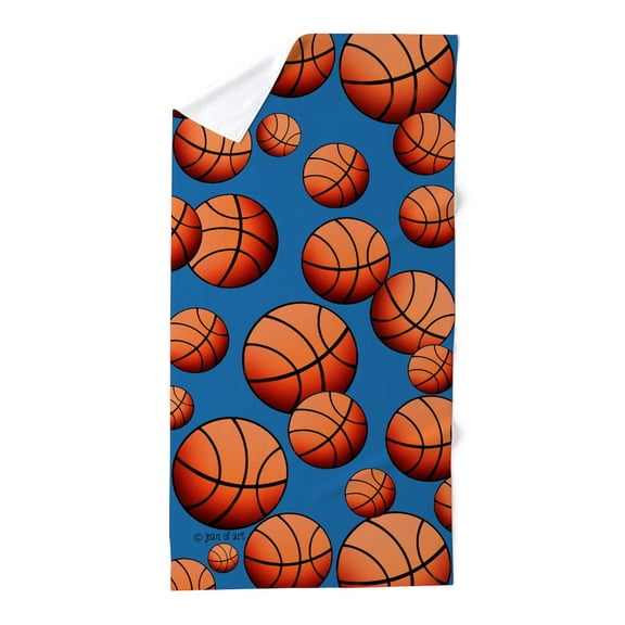 CafePress - Basketball - Large Beach Towel, Soft 30"x60" Towel with Unique Design