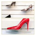 thumbnail image 3 of 8pcs Clear Wall Shelf Slatwall Shelf Wall Shoe Shelf Retail Store Display Shelf, 3 of 4