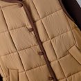 thumbnail image 3 of Pounoo Lightweight Puffer Vests for Women Button Up Solid Color Sleeveless Coat Warm Fall Winter Waistcoat Down Jacket Gift, 3 of 9