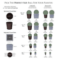 thumbnail image 4 of 3rd Street Inn 7" Artificial Small Baby's Breath Topiary Ball - 8 Pack, 4 of 4