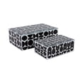 thumbnail image 6 of Stylish Glass Decorative Box for Shelf Display - Elegant Storage Box with Lid for Jewelry and Keepsake Boxes - Modern Decorative Boxes for Home Organizer and Decor Accents - Set of 2, 4", 3", Black, 6 of 11