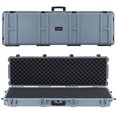 thumbnail image 1 of VEVOR Hard Rifle Case, Lockable Rifle Case with Pre-cut Foams, 52 in Gun Storage with Wheels, Heavy Duty IP67 Waterproof & Dustproof Pistol Storage Cases for Rifles, Shotguns, Airsoft Guns, Grey, 1 of 9