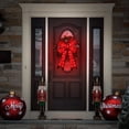 thumbnail image 2 of Arcs de Noël Rouges avec Lumières LED, Couronne de Décoration d'Arbre de Noël Arc Lumièretopper pour Décoration de Noël Intérieure Extérieure, 2 of 5