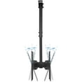 thumbnail image 3 of Mount-It! Dual Screen Ceiling TV Mount | Fits 40-70 Inch TVs | Ceiling Bracket Fits Vaulted and Sloped Ceilings, 3 of 9