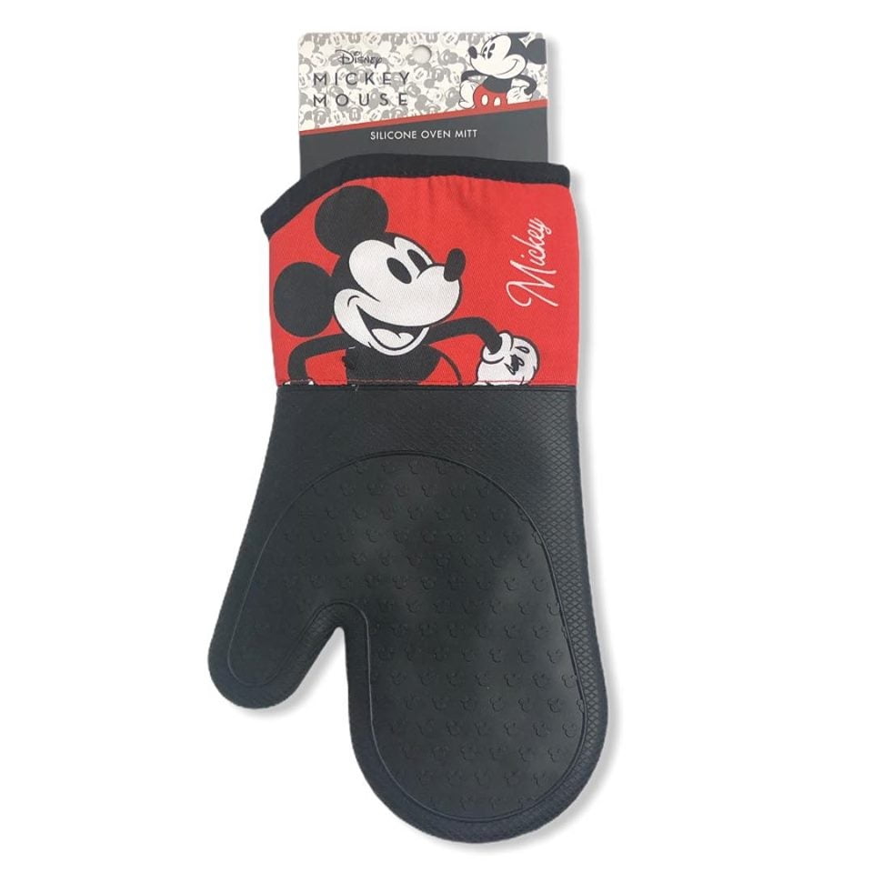 Details about   NEW Disney MICKEY MOUSE Silicone Oven Mitt Glove Pot Holder Red Black 