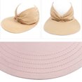 thumbnail image 4 of SPRING PARK Summer Women's Sun Visor Sun Hat Anti-ultraviolet Elastic Hollow Top Hat for Outdoor, 4 of 8