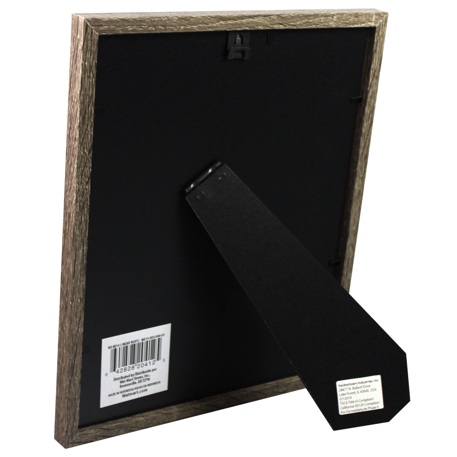 (2 pack) Mainstays 8x10 Rustic Gray Picture Frame for Tabletop & Wall Display
