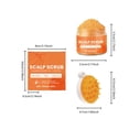 thumbnail image 3 of Pumpkin Seed Scalp Scrub – 100g + Massage Comb – Exfoliating Treatment, Dandruff Control, Clarifying – For Oily Scalp – 1set, 3 of 7