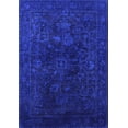 thumbnail image 1 of Ahgly Company Machine Washable Indoor Rectangle Persian Blue Bohemian Area Rugs, 5' x 7', 1 of 4